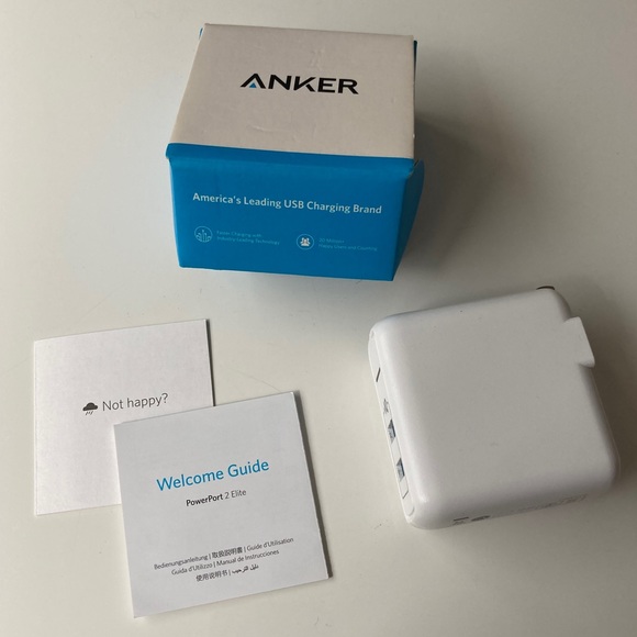 Anker PowerPort 2 Elite Dual Port USB Wall Charger, Like New Condition - Picture 4 of 7